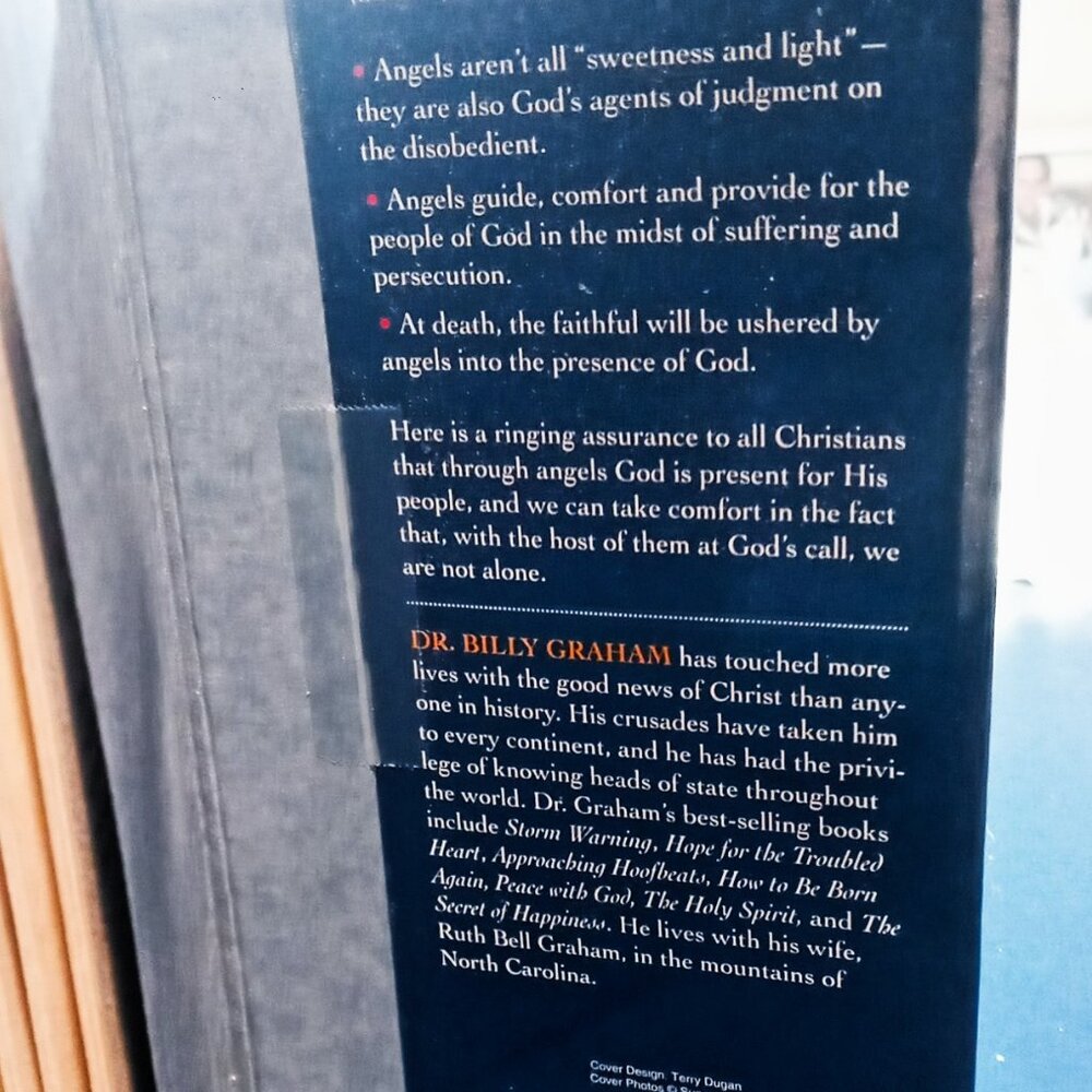 ANGELS, Billy Graham | Vintage 1994 Hardcover w/Dust Jacket Collectible Book - Picture 8 of 14